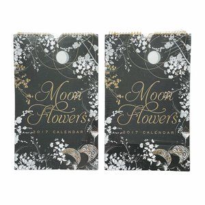 2 Moon Flowers 2017 Calendars for DIY ideas